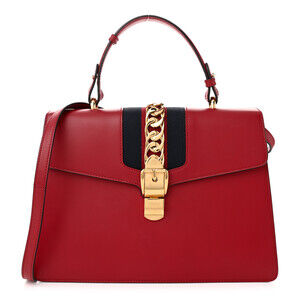 Gucci Calfskin Medium Sylvie Top Handle #181204G99B